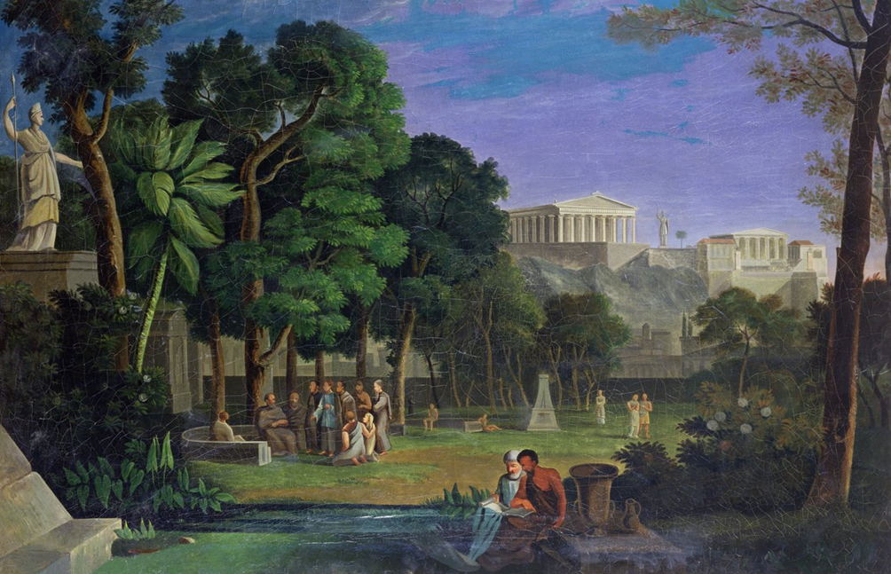 Epicurus at Caltech: The Garden of Serenity and Science
