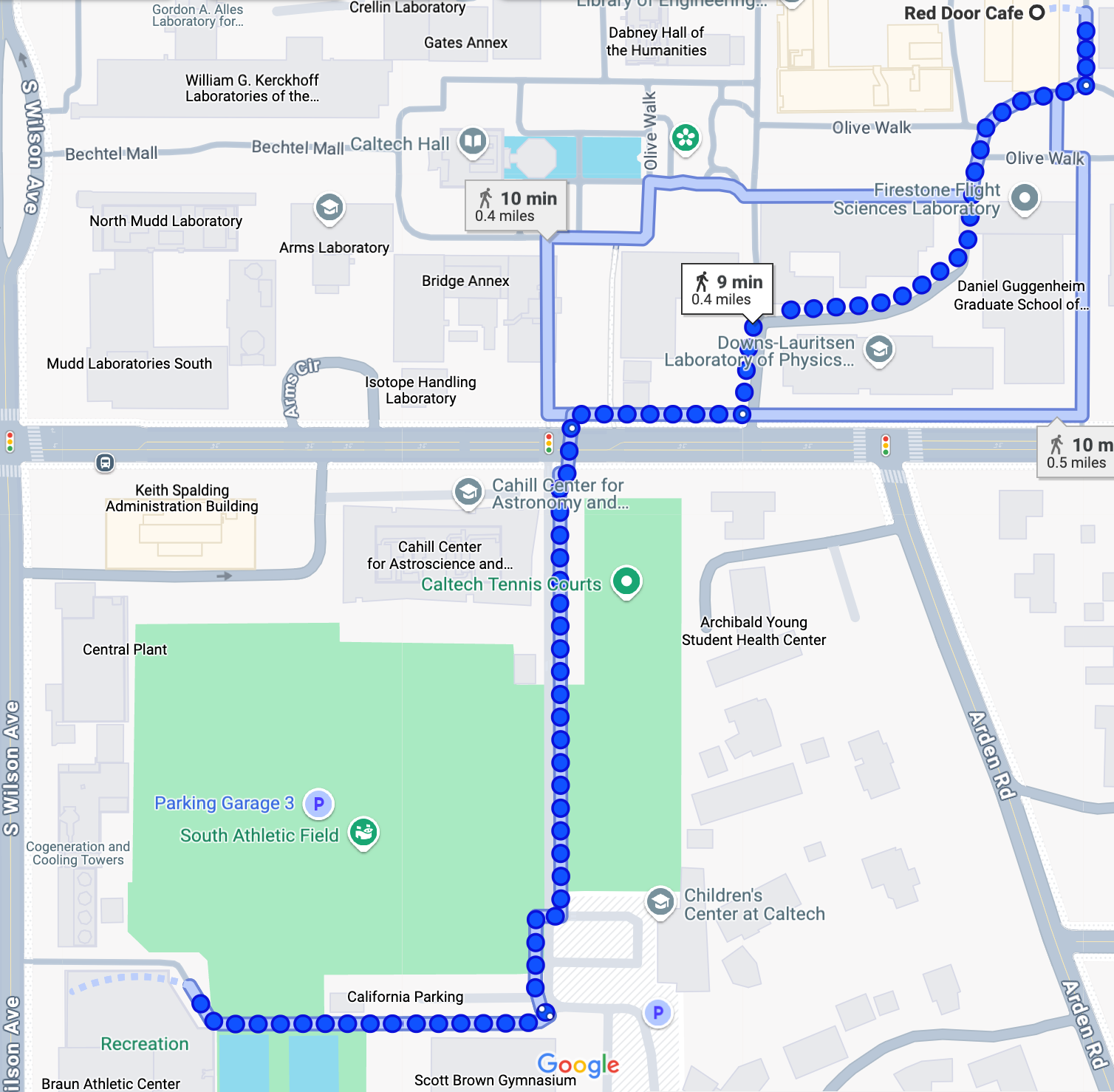 Path Optimization on Campus